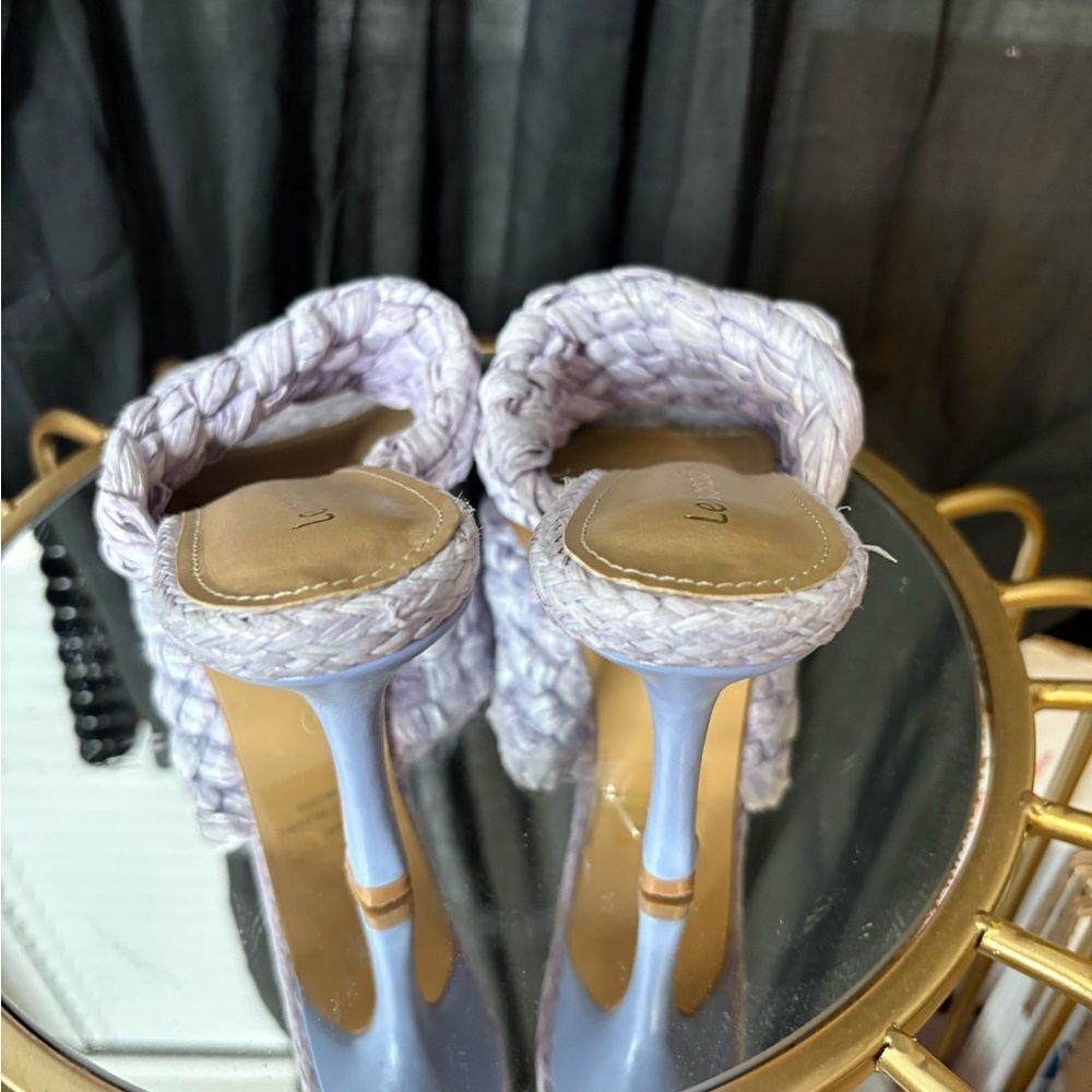 Lemonade Raffia Heels - Picture 3 of 5